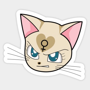 Angry Feminist Cat Sticker